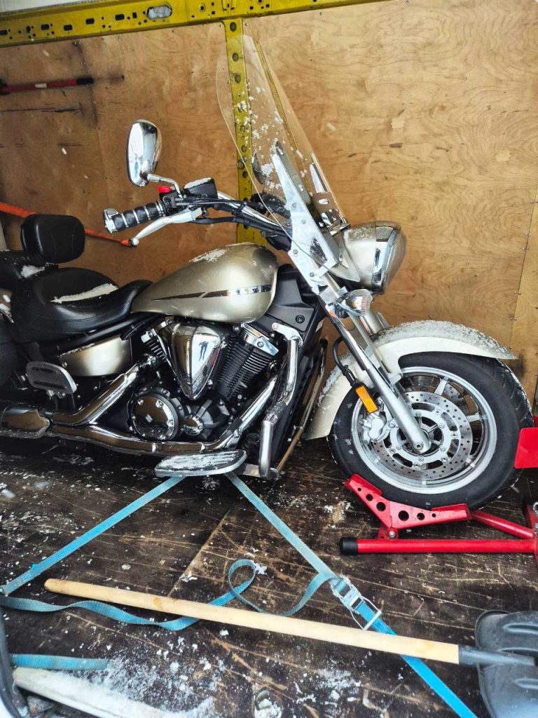 Забор мотоцикла с таможни